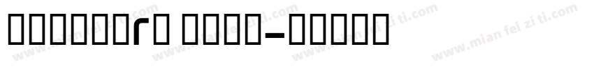UWHeiS2T Bold字体转换